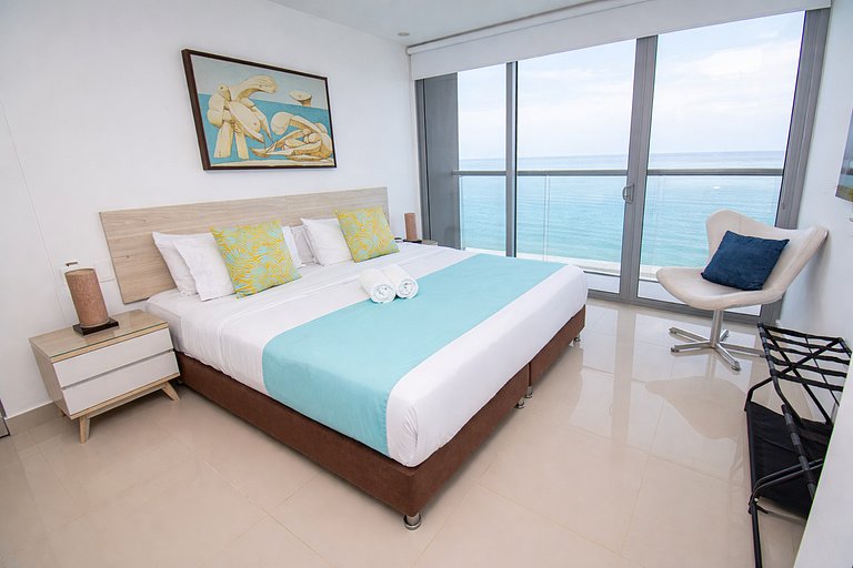 Appartement avec vue sur la mer à Bocagrande