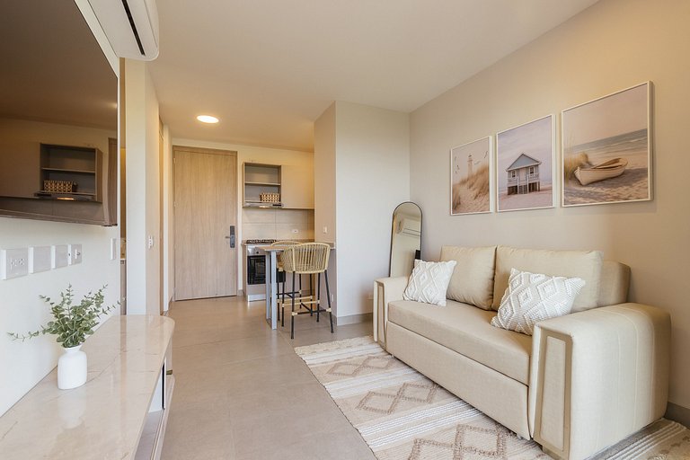 Apto con Terraza y Vista al Mar y la ciudad | U-GO