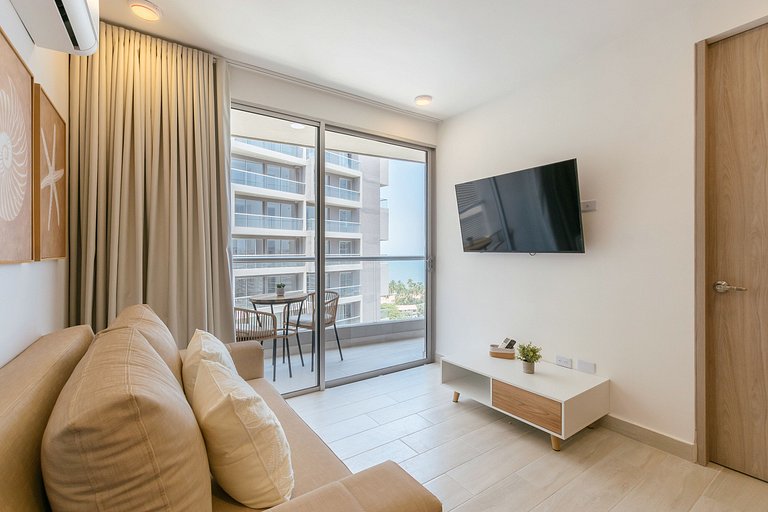 Apto Moderno | Piscina y Playa a 10 Min | U-GO