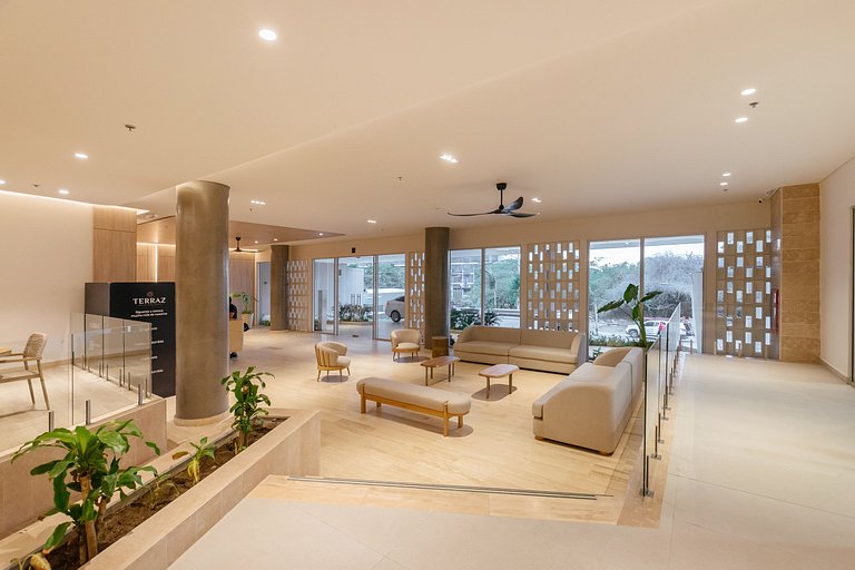 Apto Moderno | Piscina y Playa a 10 Min | U-GO