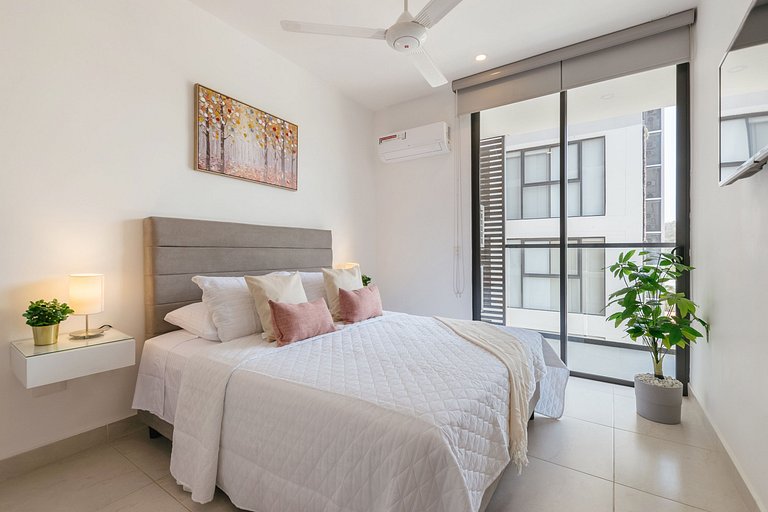 Moderne Wohnung mit Pools und Resort-Annehmlichkeiten