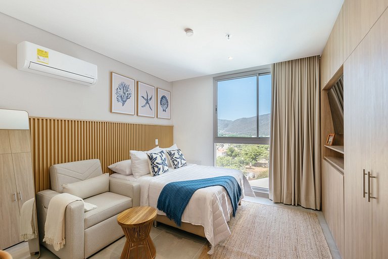 Appartement moderne avec vue sur la montagne