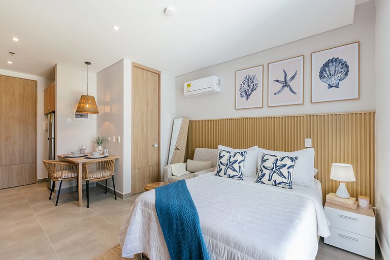 Modernes Apartment mit Bergblick