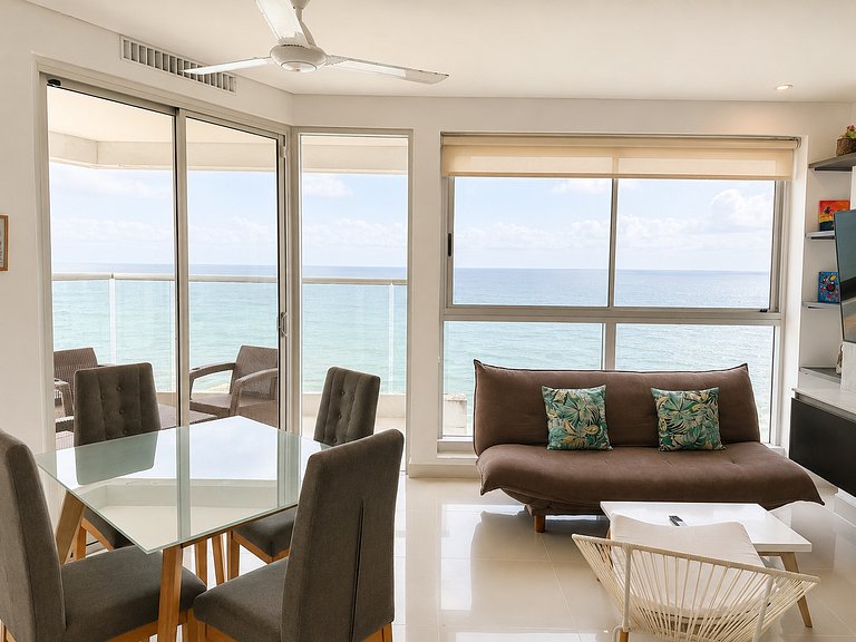 Terrazza panoramica con piscina a sfioro