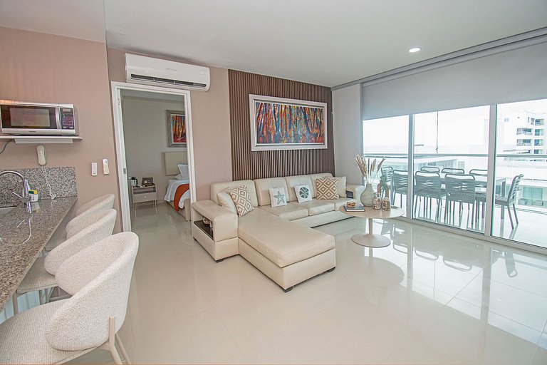 Appartement à La Boquilla face à la plage