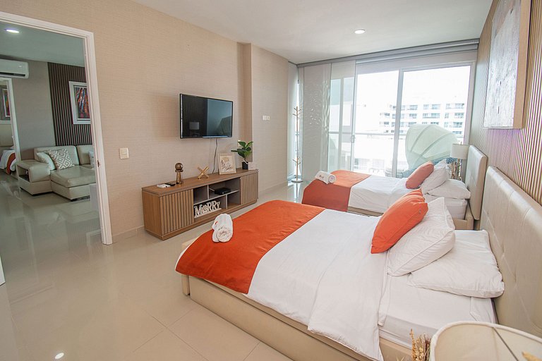 Wohnung in La Boquilla direkt am Strand