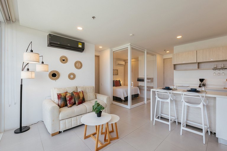 Appartement avec jacuzzi privé face à la mer