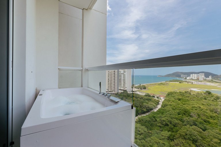 Appartement avec jacuzzi privé face à la mer