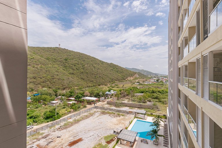 Appartement à Delventto avec balcon et vue sur la nature