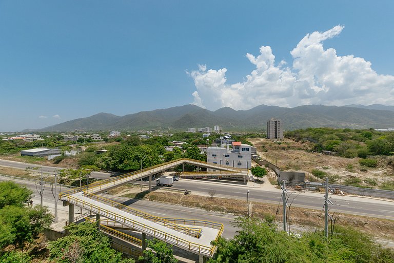 Appartement avec vue sur la mer et la montagne à Playa Dormi