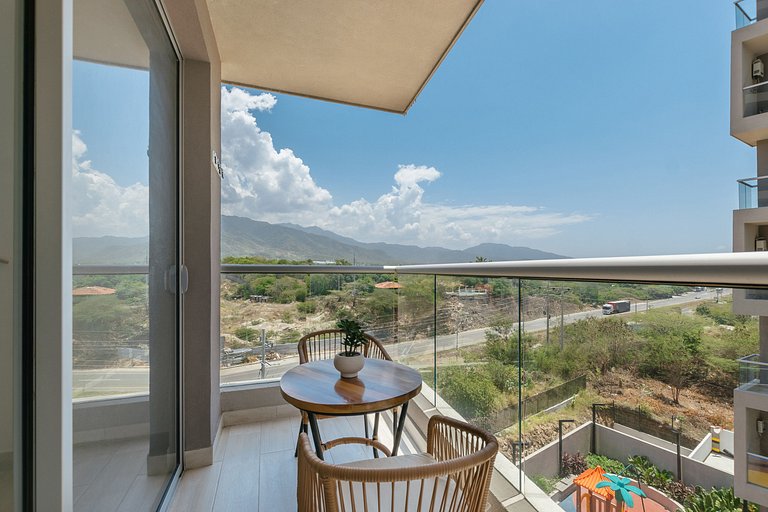 Appartement avec vue sur la mer et la montagne à Playa Dormi