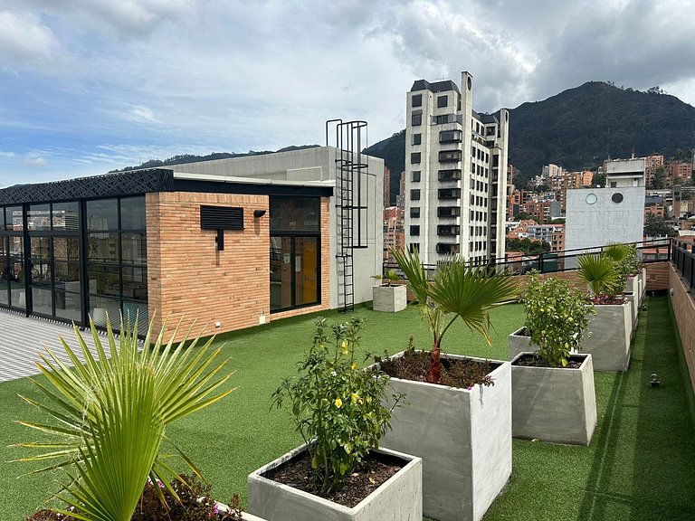 Elegantes Studio-Apartment im Zentrum von Bogotá