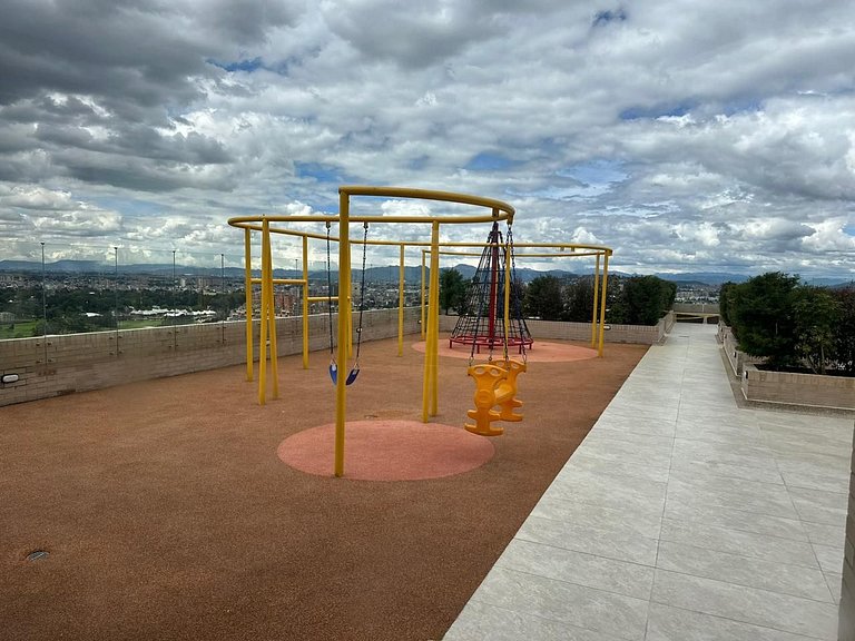 U-GO Apartaestudio en Bogotá con Vista a la Ciudad