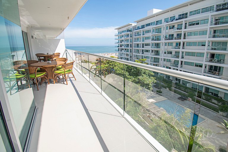 U-GO Appartement Élégant avec Vue sur la Plage