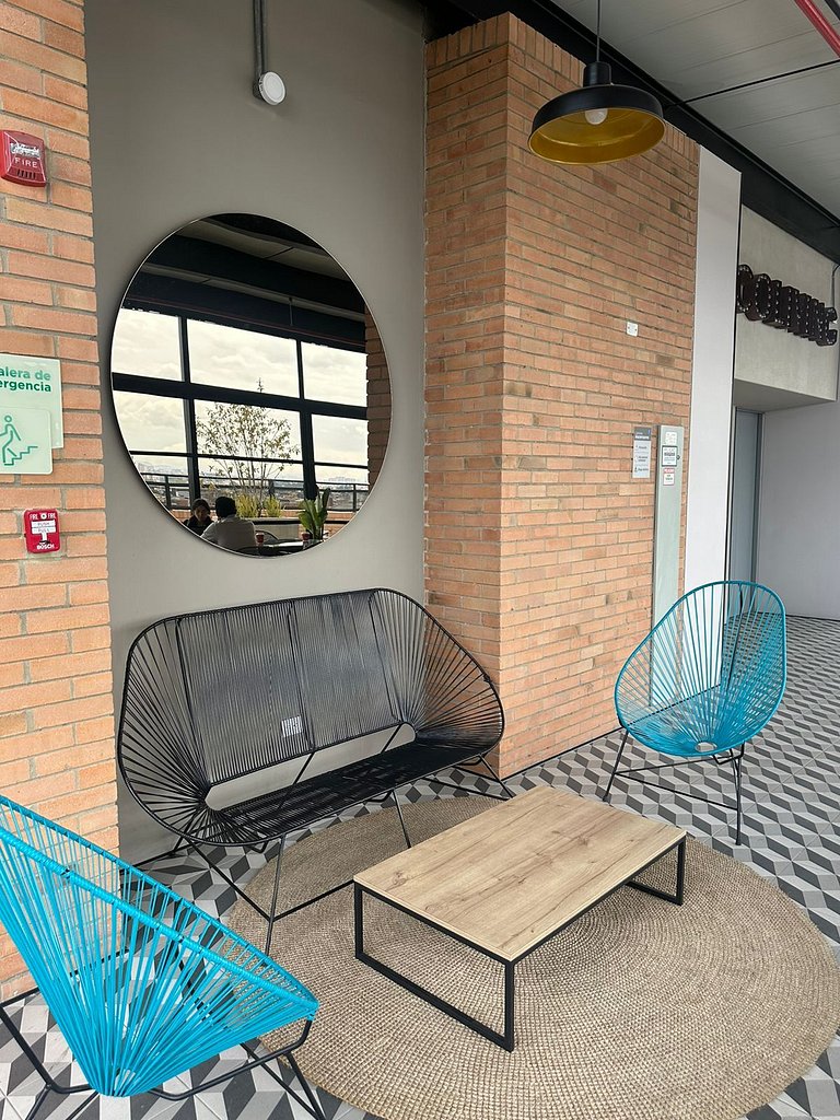 U-GO Estudio en Chapinero con Rooftop y Coworking