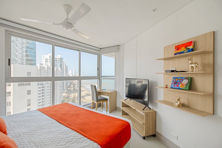 U-GO Moderno Apt con Vista al Mar. Bocagrande