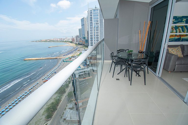 U-GO Moderno Apt Vista al mar Bocagrande Piso 20