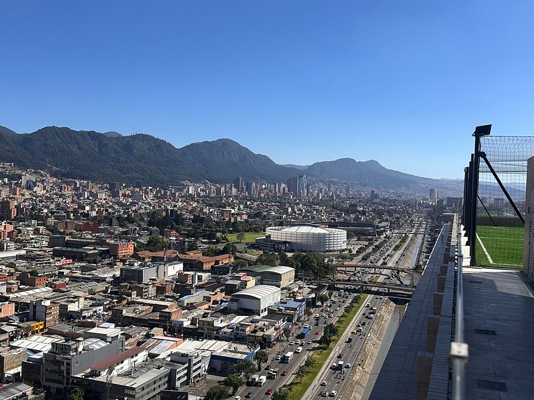 U-GO Studio avec Vue sur le Parc à Bogotá